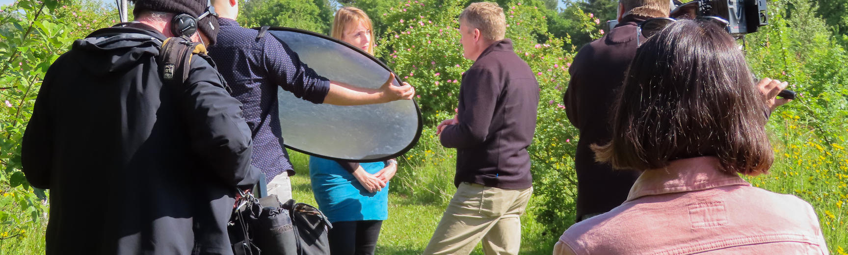 bbc countryfile  harcourt arboretum  filming at the arboretum