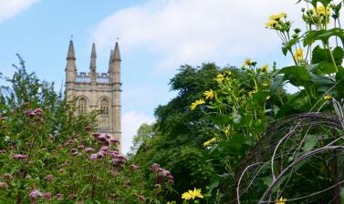 Magdalen Tower and Walled Garden