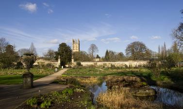 water garden  lower garden  oxford botanic garden