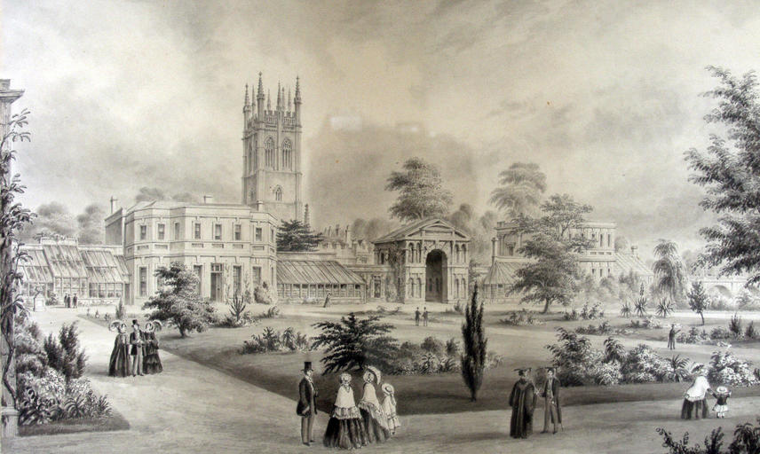 1900 walled garden