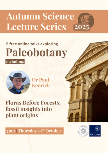 Dr Paul Kenrick - Autumn Lecture Series